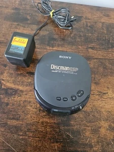Vintage Sony Discman ESP D-245 CD Player Mega Bass AVLS GETESTET LESEN - Bild 1 von 2