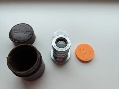 FED 100mm F6.3 telephoto Soviet LENS M39 for Fed, Zorki, Leica Rangefinder USSR - Image 1 of 4