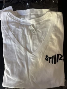 Stiiizy Women’s V Neck T Shirt with logo Size Medium - Picture 1 of 1