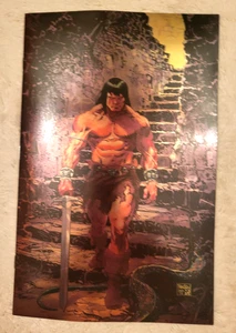 CONAN THE BARBARIAN #24 - DAN PANOSIAN FOIL VARIANT COVER - TITAN COMICS/2025 - Picture 1 of 2