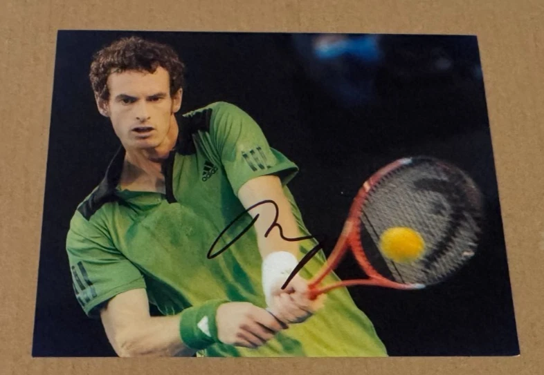 Foto firmada por Andy Murray 8x10 con certificado de autenticidad tenis firmada a mano #2 Foto 1 de 1