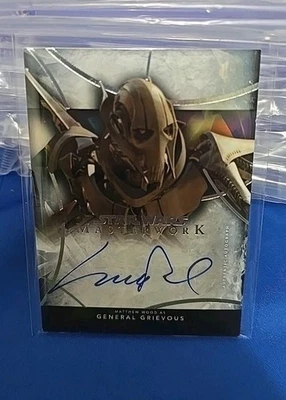 2024 Topps Star Wars Masterwork MATTHEW WOOD Auto As General Grievous - Image 1 of 2