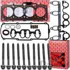 ELRING CYLINDER HEAD GASKET SET + SCREWS for 2.0 AUDI 100 80 B4 CONVERTIBLE COUPE
