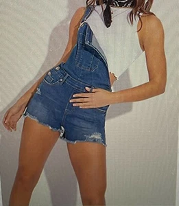 YMI Easy Fit Shortall Fray Hem - Picture 1 of 4