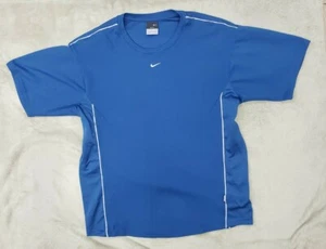 Nike Dri-fit Mens Training Shirt Size Medium Blue - Picture 1 of 5