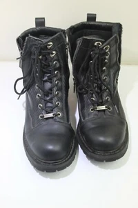 Botas de Motocicleta Milwaukee Cuero Negro MB408 Talla EE. UU. 10.5 UK 9.5 EUR 43. - Imagen 1 de 4