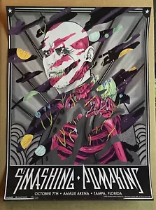The Smashing Pumpkins Poster 10.07.22 Tampa Florida vom Künstler Travis Knight - Bild 1 von 6