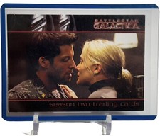 BATTLESTAR GALACTICA : SEASON 2 PROMO CARD #P1 W/TOP LOADER CASE