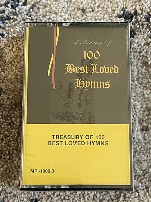 A Treasury of 100 Best Loved Hymns Cassette 1987 New Sealed - Image 1 of 4