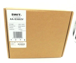 SWIT AA-S3602V 2 Channel Battery Charger / AC Adapter *NEW* - Picture 1 of 2