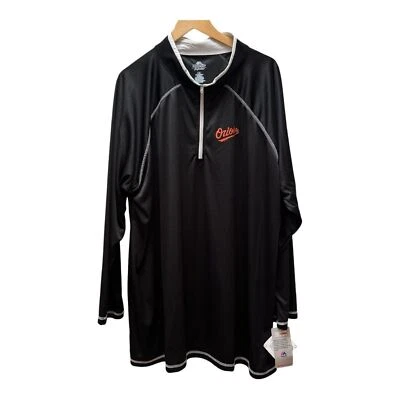 Majestic Baltimore Orioles Pullover Fan Moda 4X Camiseta de Béisbol Foto 1 de 4
