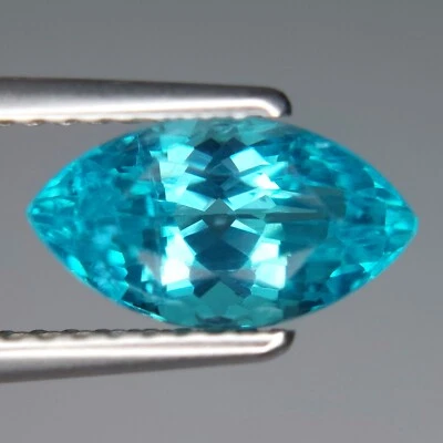 2.00Cts GLORIOUS MARQUIS SHAPE NATURAL PARAIBA BLUE APATITE LOOSE GEMSTONE - Image 1 of 3