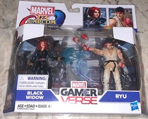 Marvel Vs Capcom Infinite - 2 FIGURE 3.75 inch Widow Vs Ryu NEW AGES 4+ - Picture 1 of 2