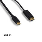 Kentek 3ft USB 3.1 Type C to DisplayPort Cable 4K for HDTV Laptop SmartPhone Mac