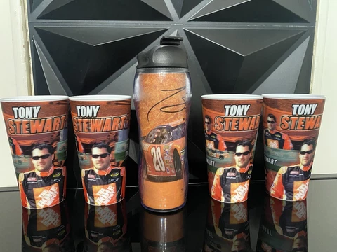 Tony Stewart #20 Home Depot set of 5 Cups Cover