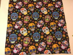 HANDGEMACHTER SCHÄDEL. BANDANAS 100% BAUMWOLLE - Bild 1 von 40