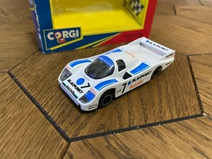 94251 CORGI 1986 Porsche 956 Blaupunkt White Model car - Picture 1 of 6