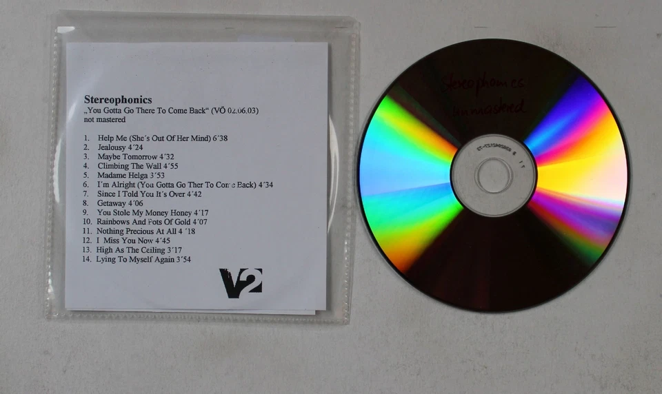 Stereophonics You Gotta Go There To Come Back Ger Adv CDR 2003 Not Mastered! - Bild 1 von 1