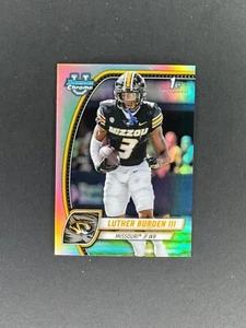 2024 Bowman University Chrome Luther Burden Image Variation SP 1st Refractor - Picture 1 of 2