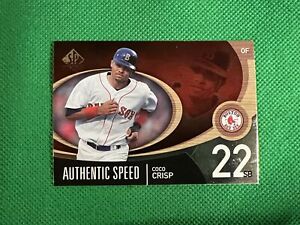 2007 SP Authentic Authentic Speed #AS14 Coco Crisp Boston Red Sox