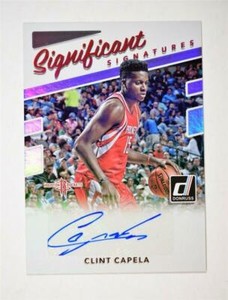 2017-18 Donruss Significant Signatures #SS-CC Clint Capela