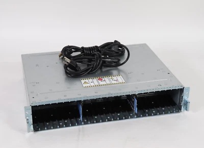 EMC SAE 100-562-712 Array Enclosure 100-562-964 w/ 2x PWS  2x 6Gb SAS Controller - Image 1 of 4