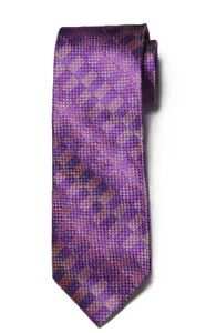 XMI For Nordstrom Italian Silk Tie Handsewn Purple Orange Gray Gold Red Men's - Picture 1 of 1