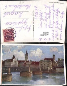 141209,Linz a.d. Donau Urfahr Brücke  - Picture 1 of 1