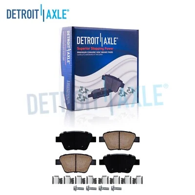 Rear Ceramic Brake Pads for Audi A3 Quattro Volkswagen Beetle Eos Golf GTI Jetta - Image 1 of 4