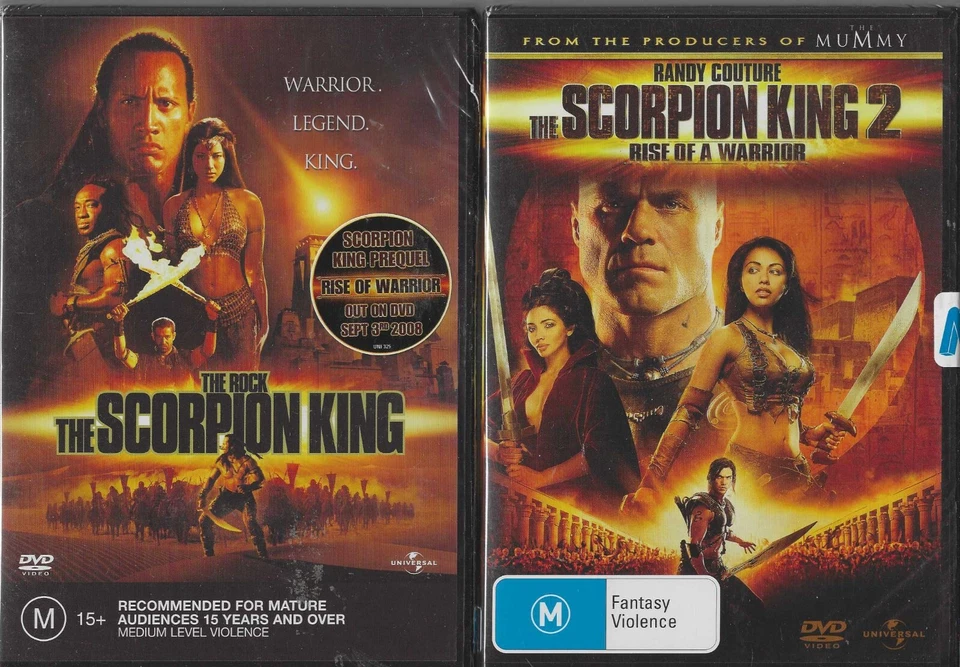 The Scorpion King 1 & 2 DVD Bundle Brand New Gift Idea - Image 1 of 1