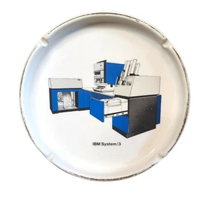 Rare Vtg IBM System 3 ashtray by Jack Nadel IT Computer Tech Advertising - Picture 1 of 5