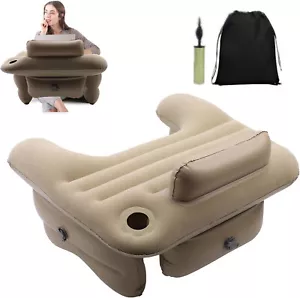 Inflatable Reading Pillow for Gaming Large Arm Rest Pillow Bed Sofa with Pump - Picture 1 of 14