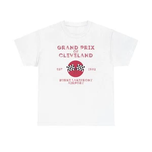 Camiseta unisex de algodón pesado Grand Prix of Cleveland Ohio Burke Lakefront Airport - Imagen 1 de 13