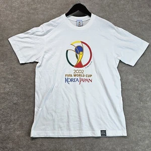 UEFA JAPAN COREA 2002 World cup T shirt L Vintage 1999 Official Licensed Product - Picture 1 of 14