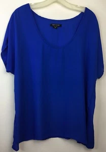 New Look Woman's Short Sleeve Blue XL Top - Picture 1 of 5