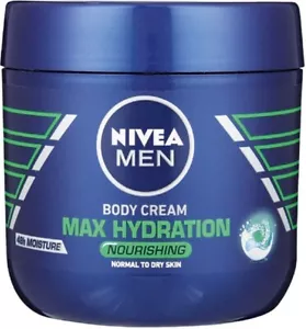 Nivea Crema Corpo Uomo Max Idratazione per Pelle Normale - 13,5 Fl Oz / 400 ml - Foto 1 di 3