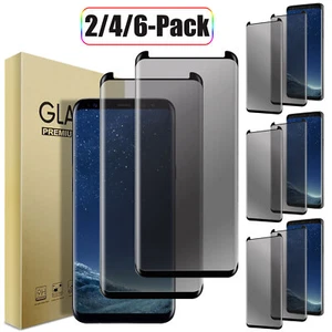 Sichtschutz Displayschutzfolie Anti-Spy Hartglas für Samsung Galaxy S8/S8 Plus - Bild 1 von 17