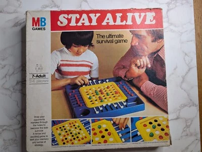Vintage Stay Alive The Ultimate Survival Board Game by MB GAMES 1976 ~ Complete - Image 1 of 4
