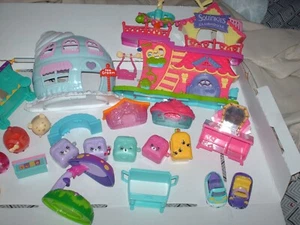 Squinkies ice-cream Shop & Clubhouse Figures and Balls huge Lot  - Picture 1 of 10