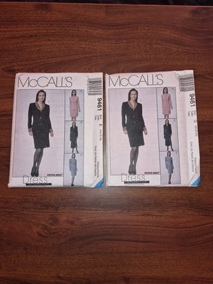 VTG McCall's 9461 Misses' Lined Coatdress, Lined Jacket & Skirt SZ: 14-24 UC FF - Image 1 of 4