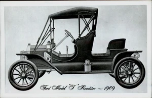 RPPC 1909 Ford Modelo T Roadster automóvil antiguo Kodak foto real postal - Imagen 1 de 2