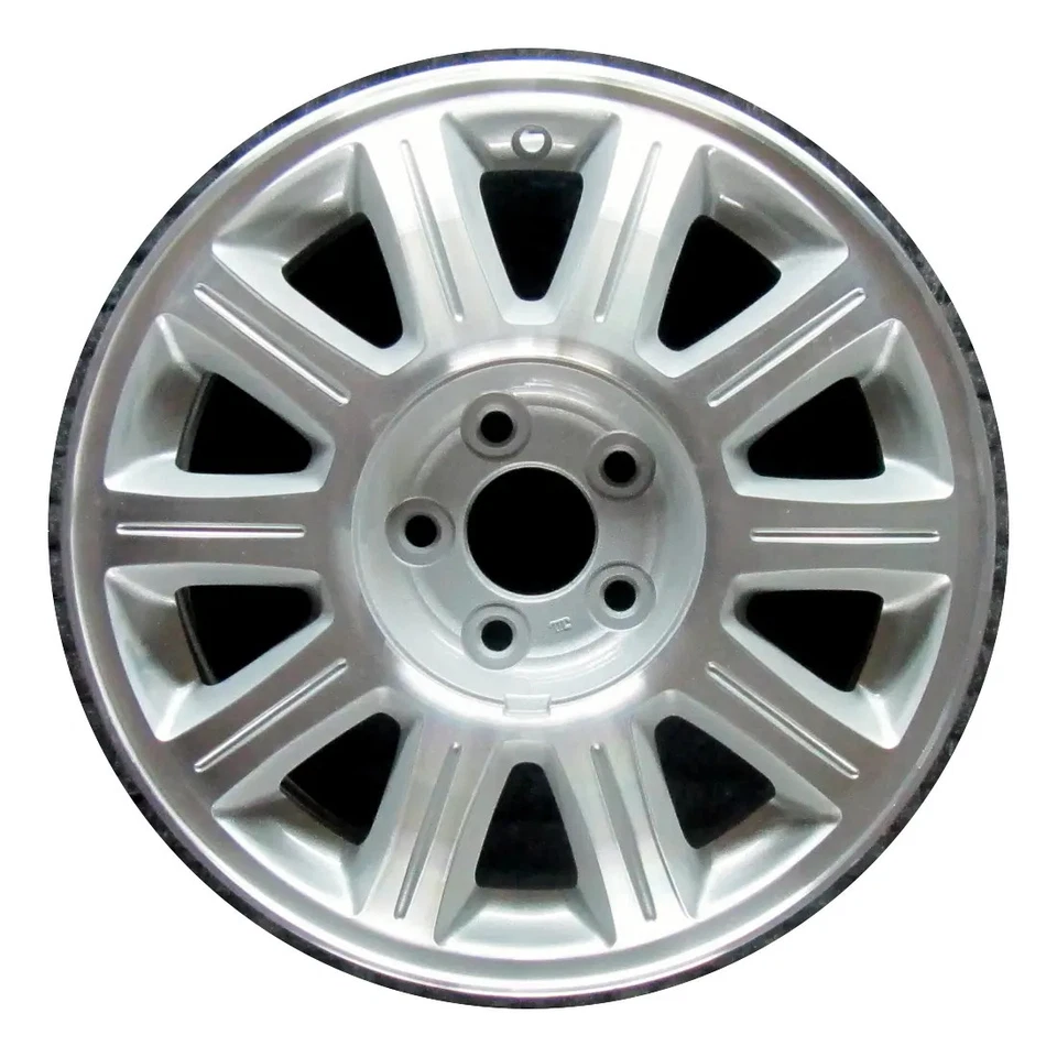 Aro de roda Ford Lincoln Continental Windstar 16 1999-2003 cinza usinado OE 3309 - Imagem 1 de 4