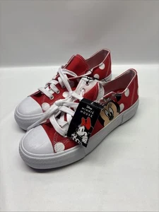 Sneakers/scarpe Disney Minnie Mouse - rosso/bianco - taglia 10 nuove con etichette basse - Foto 1 di 6