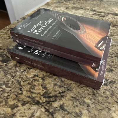 The Great Courses Learning To Play Guitar NEW 4disc DVD w/ GUIDEBOOK TRANSCRIPT Foto 1 de 4