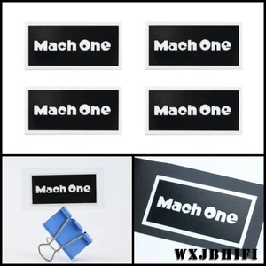 Mach One Speaker waterproof Sticker logo badge 63mm(2.48")X31mm(0.59") - Picture 1 of 10
