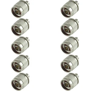 10 Pack of SMA Male to N-Type Male Adaptor Connector WIFI Antenna Cable - Picture 1 of 4