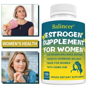 Estrógeno Femenino 120 Cápsulas - Mejorar el estado de ánimo y mantener la salud femenina - Imagen 1 de 16
