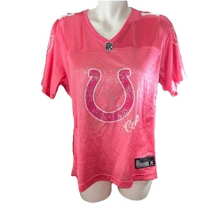 NFL Indianapolis Colts Reebok Women's Peyton Manning #18 Pink Jersey Size XL - Picture 1 of 8