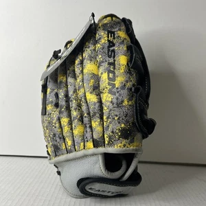 2024 Easton Havok 11 Zoll Rechtshandwurf Jugend Baseball Handschuh gelb Splatter - Bild 1 von 5