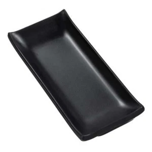 Rechteckiger Schwarzer Melamin-Aperitif-Teller 23x10 Cm - Medri - Restaurant - Bild 1 von 4